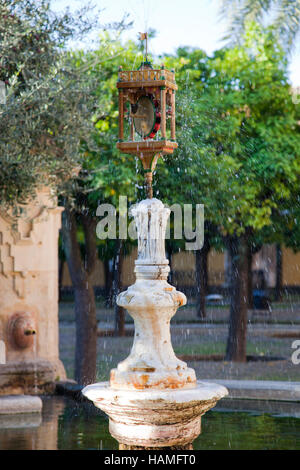 Fountain, Mosque-Cathedral, Cordoba, Andalucia, Spain, Europe Stock Photo