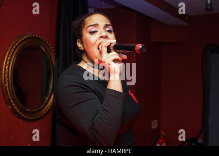 London, UK. 1st Dec, 2016. Nightgeist takes the stage at Muse in Soho for one night to help raise money for GMFA – The gay men's health charity and their HIV prevention and stigma-challenging work on 1st December 2016 in Soho, London, UK. Credit:  See Li/Alamy Live News Stock Photo