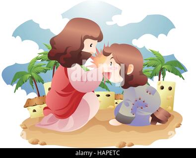 Religious images illustration Stock Vector