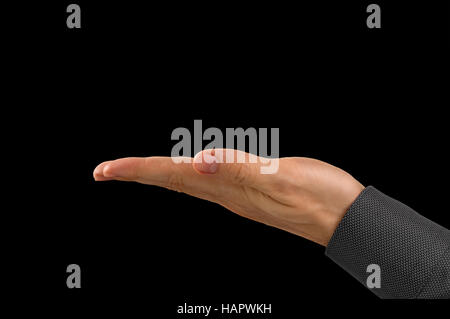 Outstretched Open Hand Stock Photo