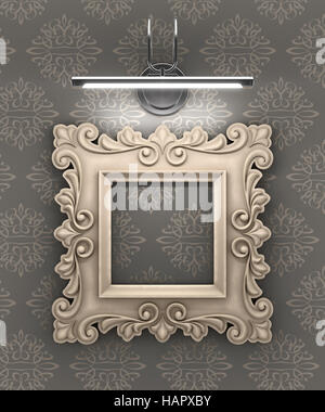 Vintage Artistic Picture Frame Stock Photo