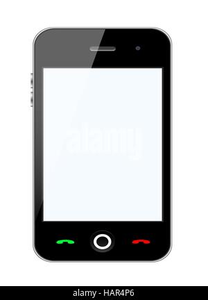 Touch screen cellphone gps. Vector Illustration. EPS10. Stock Vector