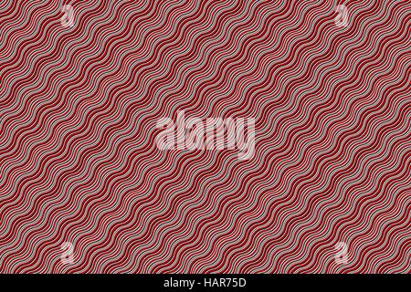 Red hypnotic wave seamless background. Vector illustration. Flat design. EPS10. Stock Vector