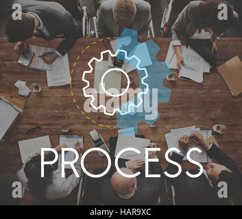 Process Word Settings Icon Simple Concept Stock Photo - Alamy