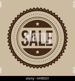 Sale vintage stamp vector Stock Vector