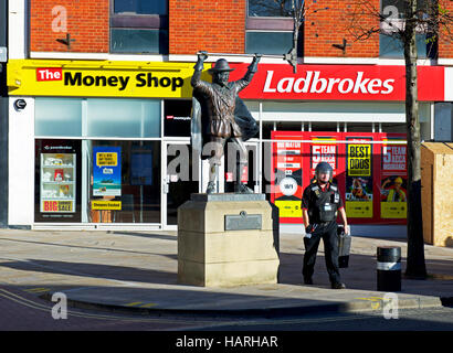 Spirit of Carnival statue in Bridgewater, Somerset, England UK Stock Photo