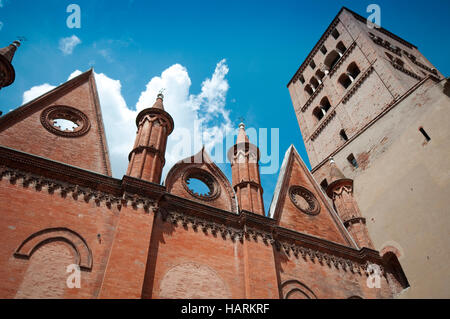 Italy, Lombardy, Mantua, Duomo Cathedral, Belfry Stock Photo