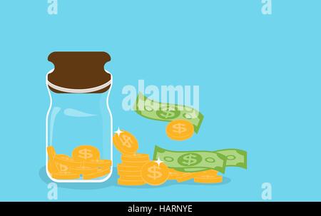 Options for filling cans different amount of liquid. Vector Illu Stock Vector