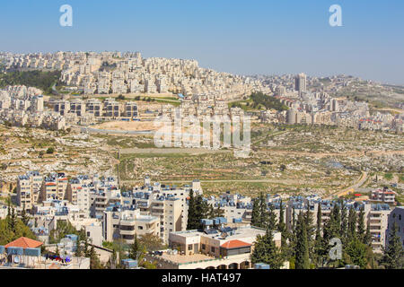 Bethlehem - The new settlements Stock Photo