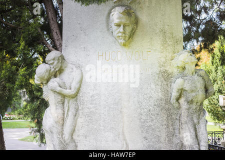 gravesite hugo wolf Stock Photo