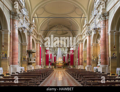 BRESCIA, ITALY - MAY 23, 2016: The church Chiesa di San Alessandro. Stock Photo