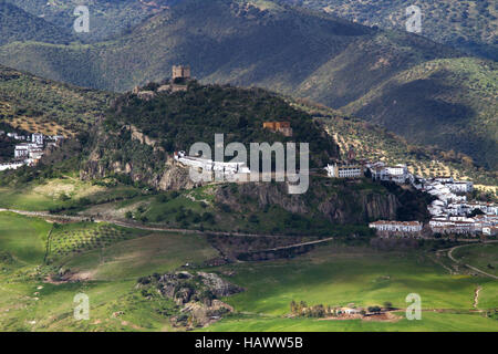 Zahara de la Sierra. Andalusia Stock Photo