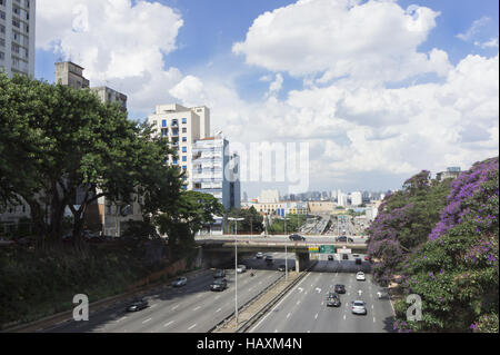 Brazil, Sao Paulo Highway Stock Photo