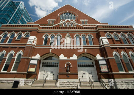 Ryman Auditorium in Nashville, Tennessee Stock Photo