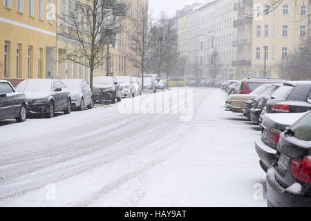 The winter arrives in Berlin? Stock Photo