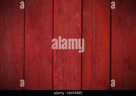 red wooden background or wood grain texture Stock Photo