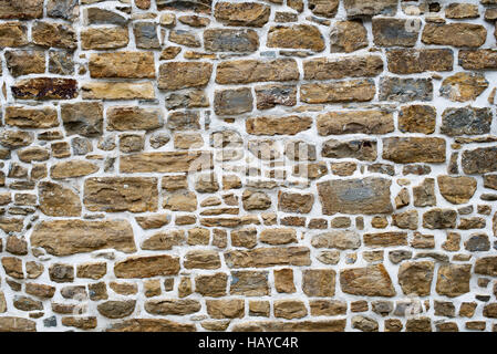 Background texture of stone wall close up Stock Photo