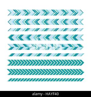 Underlines. Universal underscore lines. Geometric decorative ele Stock Vector