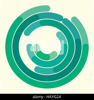 Simple abstract geometric ornament, figure for your text, logo Stock Vector