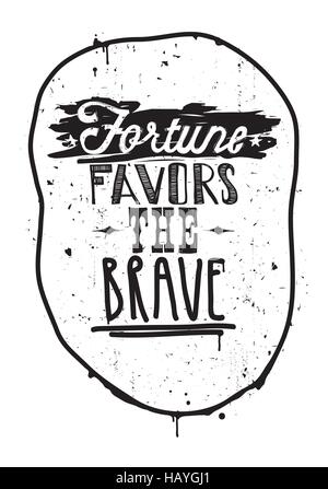 Vintage motivational grunge quote poster, doodles, scribble, fra Stock Vector