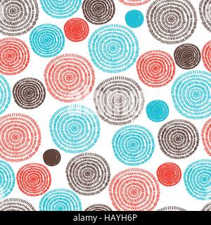 Seamless lines pattern with colorful hyphen and coli Stock Vector