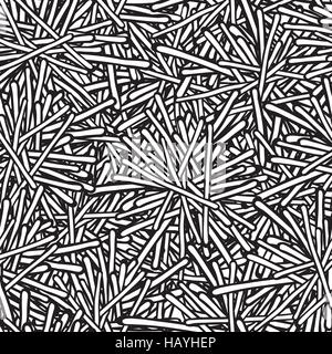 Hand-drawn abstract seamless pattern Stock Vector