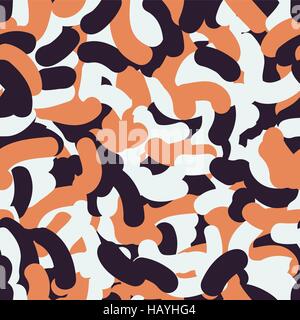 Trendy colorful  military seamless pattern Stock Vector
