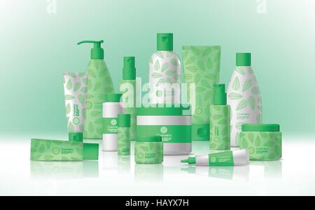Female cosmetic concept Stock Vector