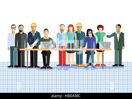 Planning Team Stock Photo