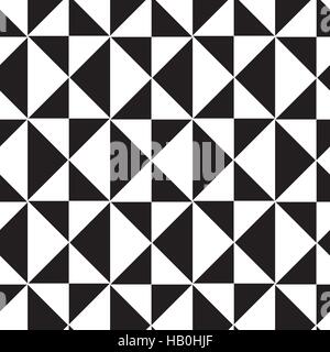 Vector seamless pattern. Modern geometric texture, triangles abs Stock Vector