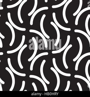 Vector seamless pattern. Modern geometric background in memphis Stock Vector