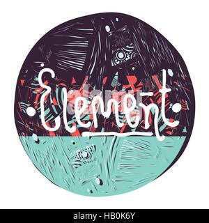 Abstract colorful background, vector, geometric shapes, elements Stock Vector