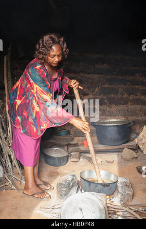 Women beekeepers West Africa Stock Photo