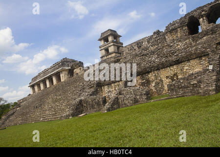 Palenque Maya Ruinen, Chiapas, Mexico Stock Photo