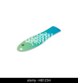 Fishing lure isometric 3d icon Stock Vector