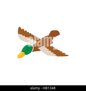 Duck decoy isometric 3d icon Stock Vector