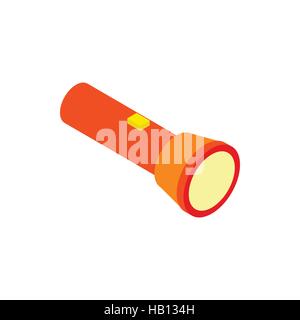 Flashlight isometric 3d icon Stock Vector