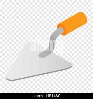 Trowel isometric 3d icon Stock Vector
