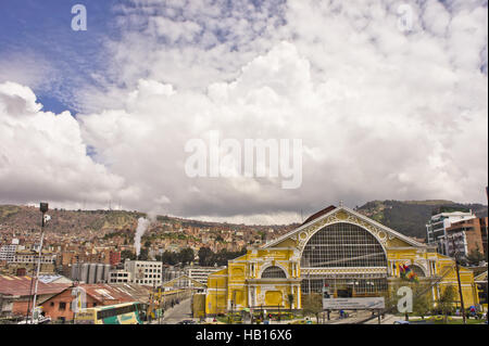 Bolivia, La Paz, Central bus station Stock Photo