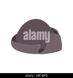 An old black hat isometric 3d icon Stock Vector