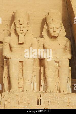 Statue in Abu Simbel Stock Photo