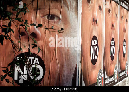 Rome, Italy. 03rd Dec, 2016.  A wall displaying posters for the 'No' campaign ahead of the referendum on constitutional reform, in Rome, Italy Credit:  Sara De Marco/Alamy Live News Stock Photo