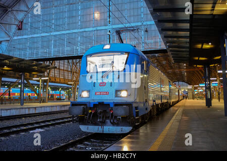EuroCity Prague - Hamburg with new coaches Stock Photo