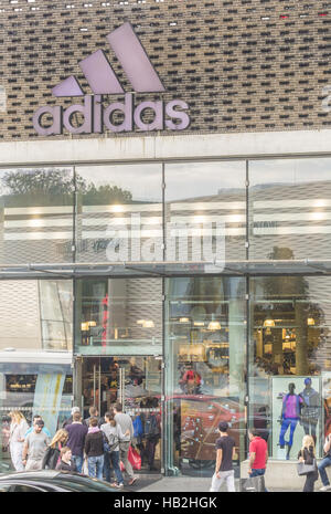 adidas outlet store Stock Photo