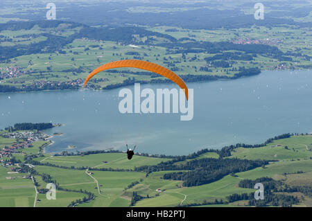 single paraglider Stock Photo