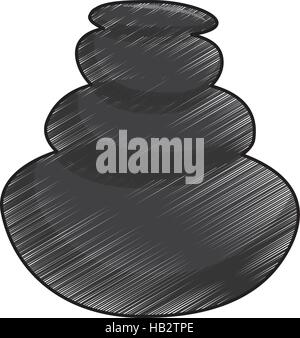 stones spa related icon image vector illustration design Stock Vector