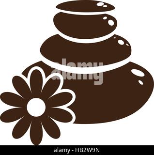 stones spa related icon image vector illustration design Stock Vector