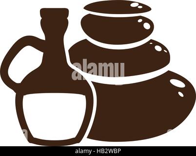 stones spa related icon image vector illustration design Stock Vector