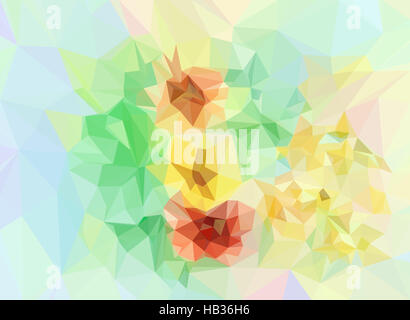 Abstract Low Poly Background Stock Photo