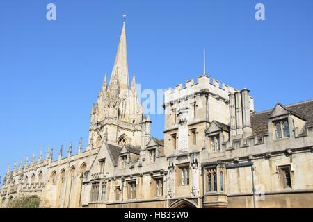 Brasenose College Oxford High Street Stock Photo